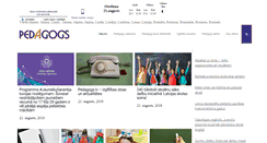 Desktop Screenshot of pedagogs.lv
