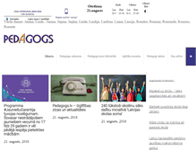 Tablet Screenshot of pedagogs.lv